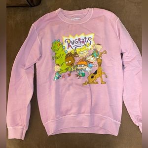 Women’s Small pink Rugrats crewneck
